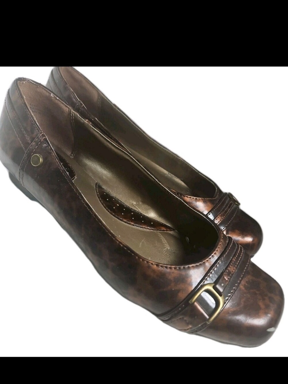 Clarks SlipOn Women 9M 13288 Molten Loafer Ballet Flat Office Work Comfort[7D